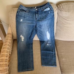 Jennifer Lopez Boyfriend Jean Capris Size 10 NWOT